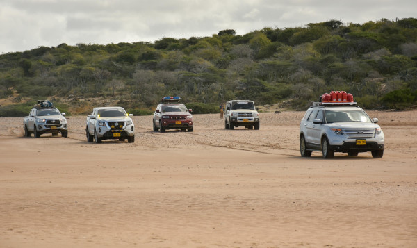 Vehículo 4x4 en Guajira